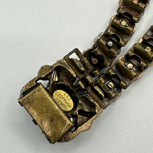 Two Strand Rhinestone Bracelet Sweet Romance “Royal Renaissance”#379 - Picture 8 of 9